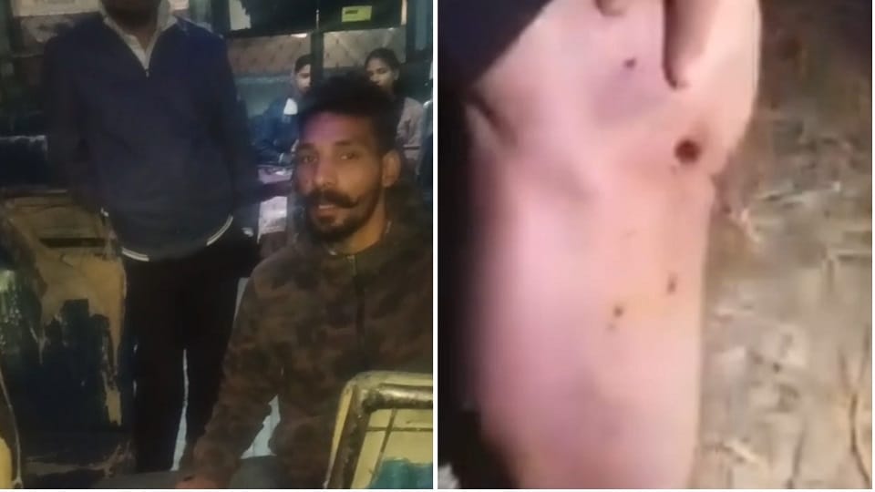 Bike-borne miscreants opened fire on the bus