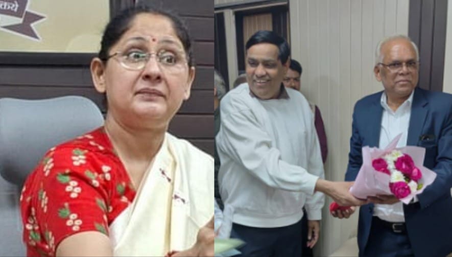 बुंदेलखंड विश्वविद्यालय के नवागत कुलगुरु का पदभार संभाल डॉ. राकेश सिंह कुशवाहा ने।
