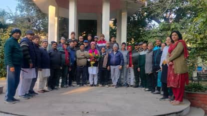 Bharat Yoga Sansthan and Morning Walkers Association honored Dr. Romesh Kumar Kaith