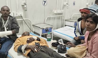 jehanabad makhadumpur land dispute lathi attack woman five injured village tension