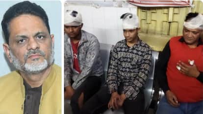 हारून की फाइल फोटो और मारपीट में घाायल।