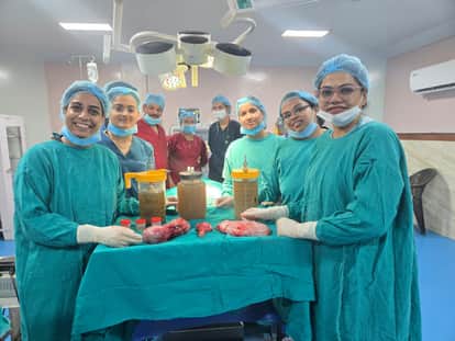 Indore: A 10.5 kg lump was removed from a woman's body in Indore, following a two-and-a-half hour surgery.
