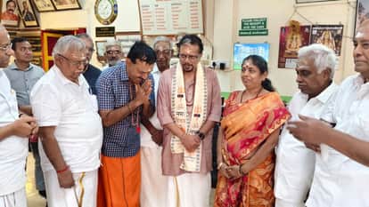 Puducherry Lieutenant Governor K. Kailasanathan offered prayers in Vishwanath Dham and Maa Annapurna Darbar