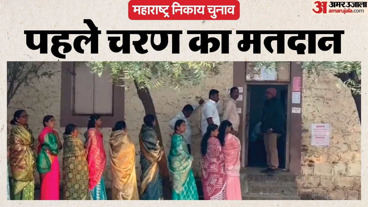 Maharashtra Civic Polls Voting Updates first phase local body elections BJP Shiv Sena and others contest news