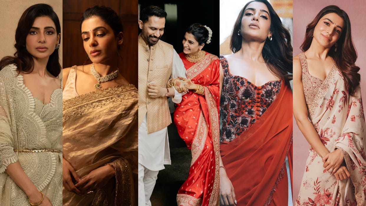 latest saree looks of samantha ruth prabhu viral on social media disprj