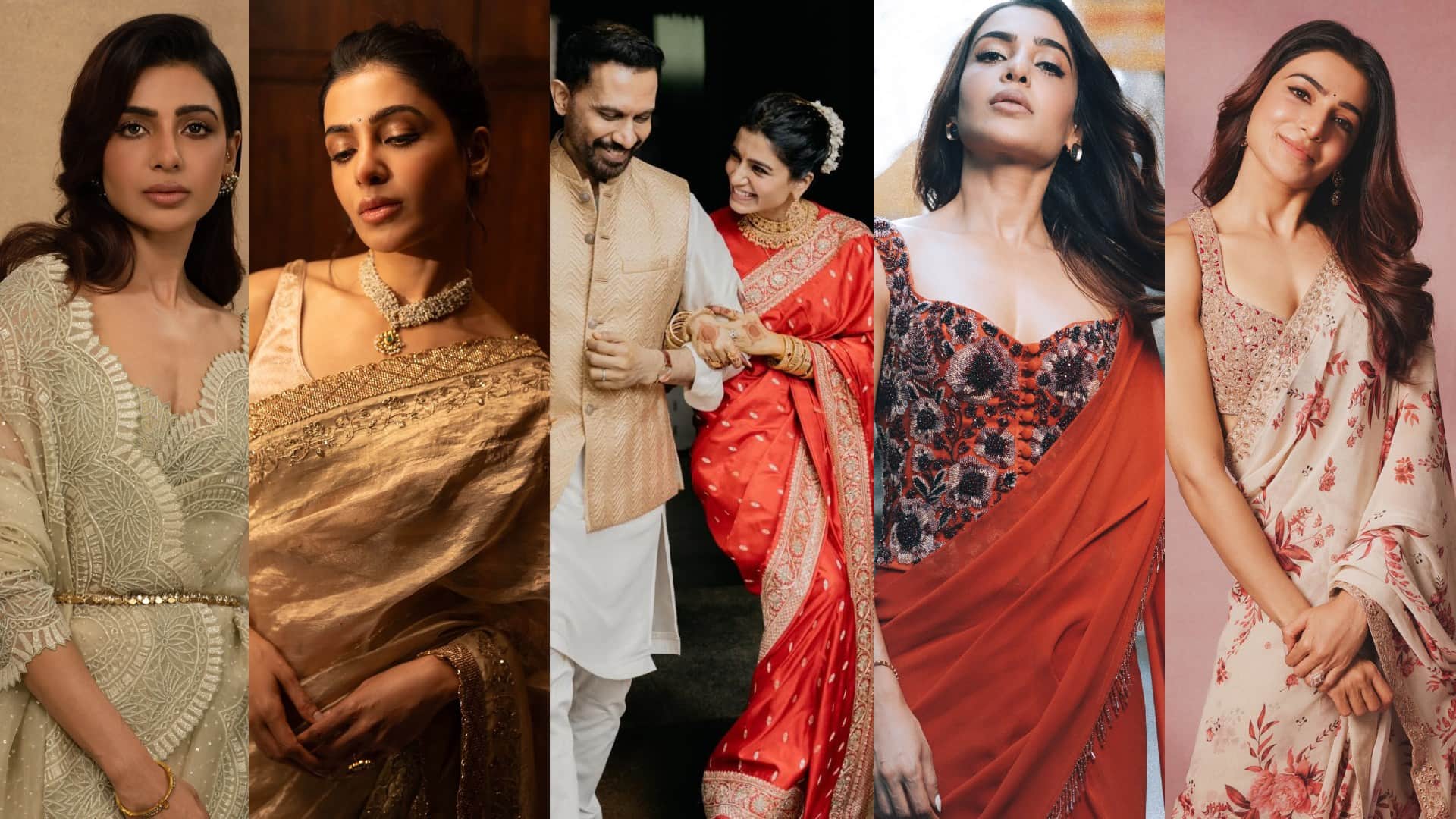 latest saree looks of samantha ruth prabhu viral on social media disprj