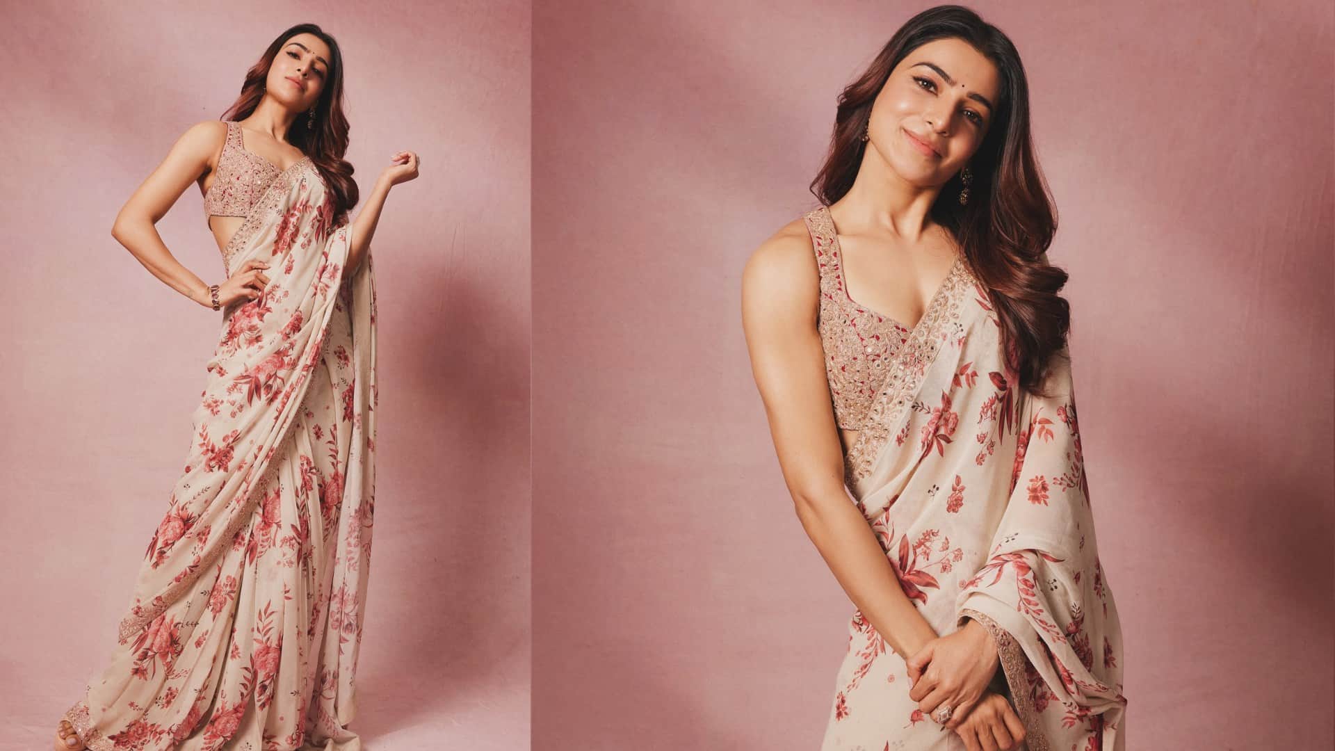 latest saree looks of samantha ruth prabhu viral on social media disprj