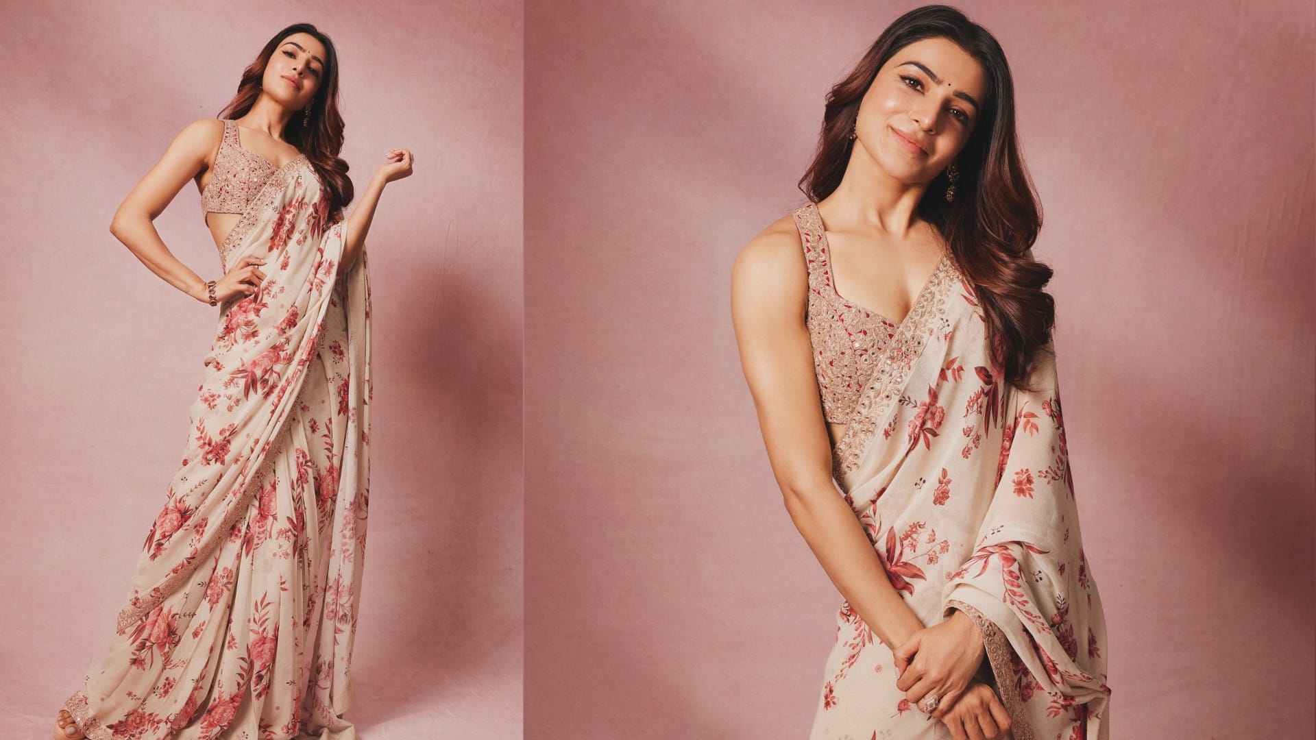 latest saree looks of samantha ruth prabhu viral on social media disprj