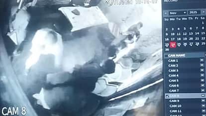 Two girl students were brutally beaten up in Fatehabad after a mobile phone was found CCTV footage went viral