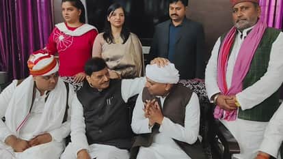 Shivpal Yadav paid tribute to SP MLA Sudhakar Singh in mau