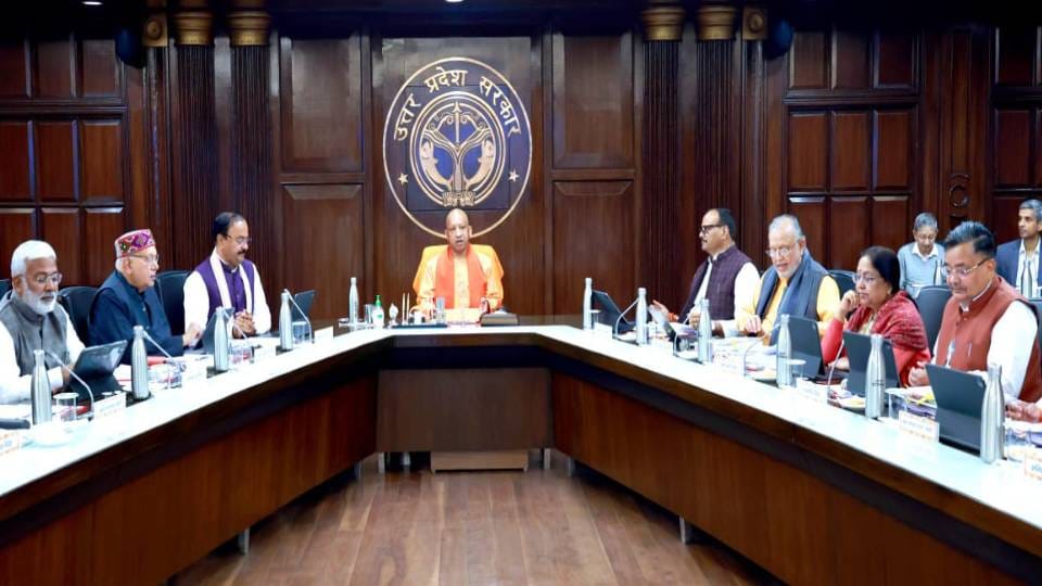 UP Cabinet Meeting Cabinet meeting chaired by CM Yogi Adityanath 20 proposals passed