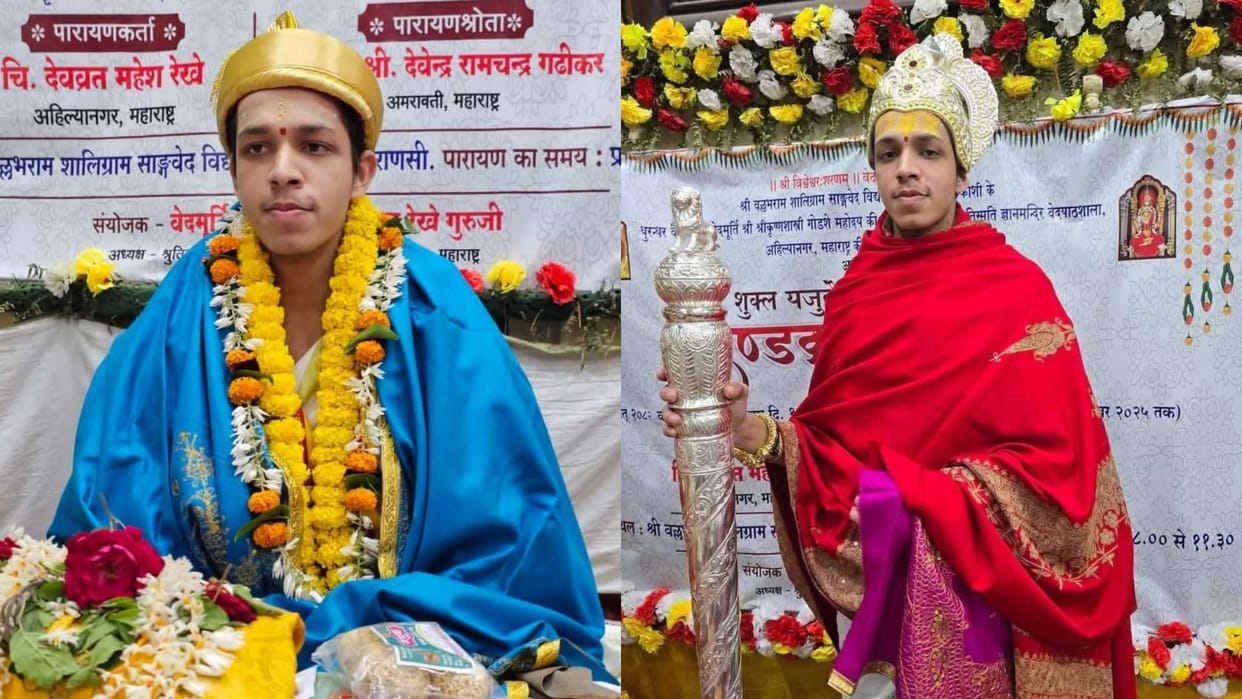 Devvrat Rekhe: Young Vedic Scholar Who Made History Thanks PM Modi, Says “I Am Grateful”