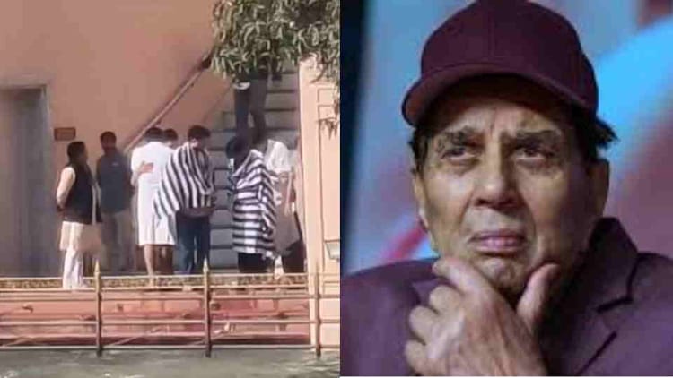 Haridwar: पोते ने हरकी पैड़ी पर दादा धर्मेंद्र की अस्थियां की विसर्जित, पूजा के बाद परिवार मुंबई रवाना