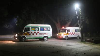 बीएचयू में बवाल के बाद।