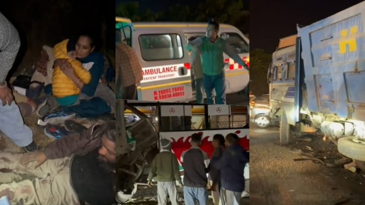 Accident In Amritsar:अमृतसर-पठानकोट रोड पर बस और टिप्पर की भीषण टक्कर, दो की मौत, 30 घायल – Punjab Accident A Bus And A Dumper Collided On Amritsar-pathankot Road