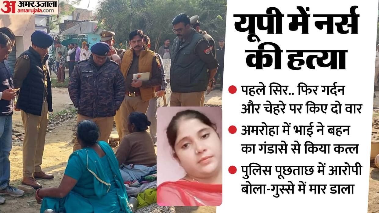 brother killed his nurse sister for demanding a share in land In Amroha