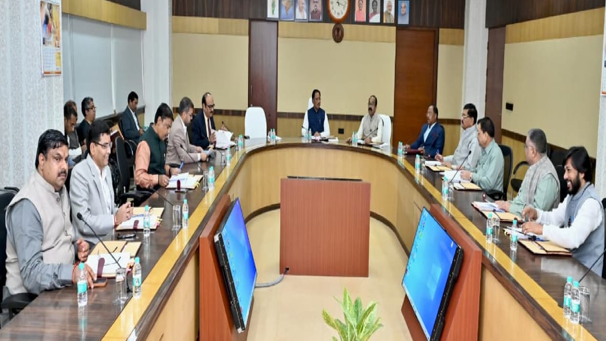 Vishnudev Sai cabinet meeting ends, several important decisions taken in chhattisgarh