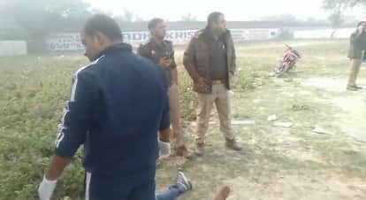 Kanpur young man murdered body thrown in empty plot his hands were tied with rope his face was tied with sack