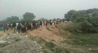 Kanpur young man murdered body thrown in empty plot his hands were tied with rope his face was tied with sack