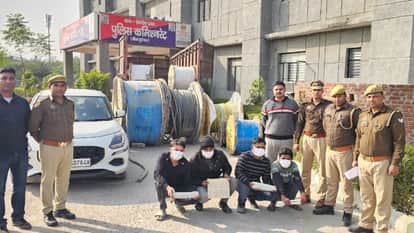Site engineer was involved in stealing aluminum cables from Noida airport