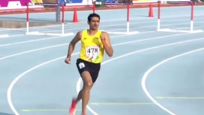 400 मीटर हर्डल्स में अकेले दौड़े रुचित मोरी