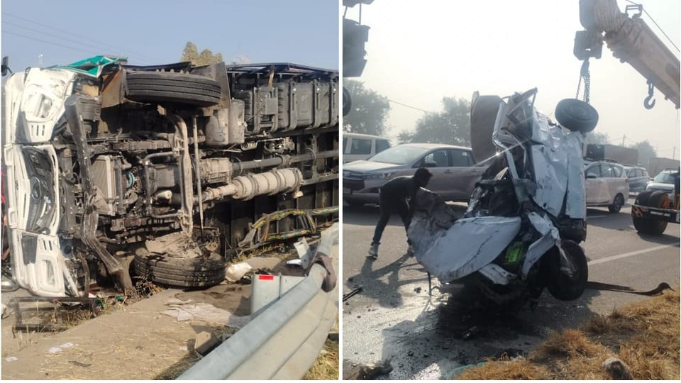 4 died in road accident at Karnal