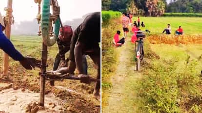 1,800-member team arrived in Mau to search for petroleum digging began in Shahroj village