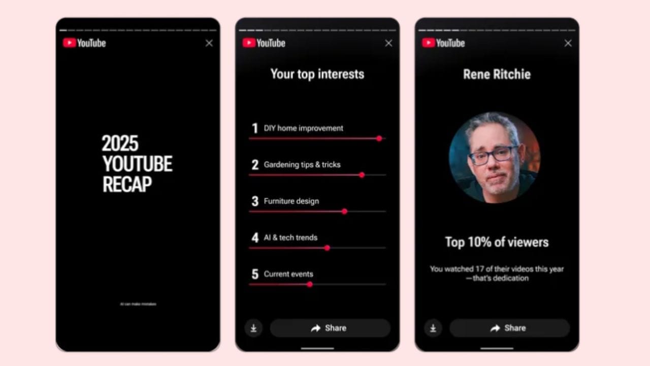 youtube recap india launch update features for users details