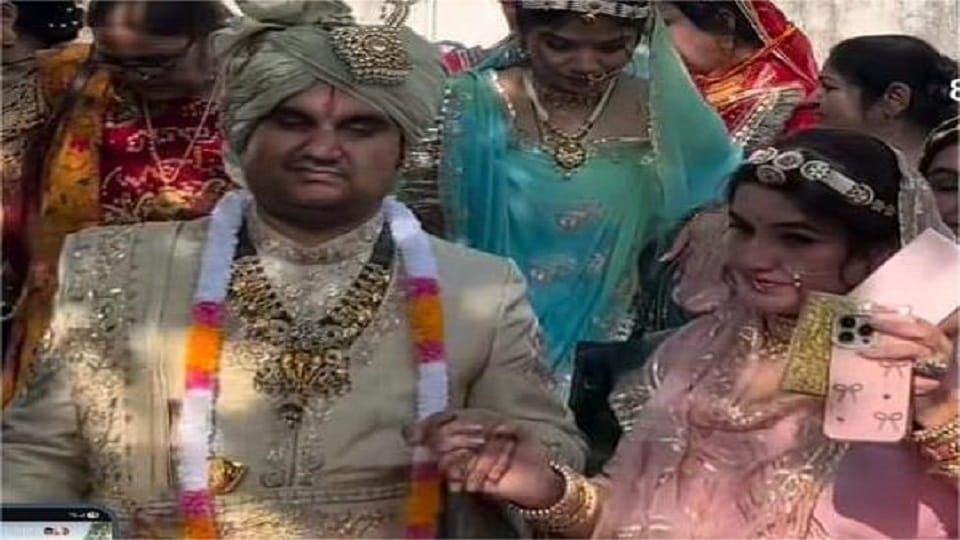 Vrindavan Storyteller Indresh Upadhyay Marries Shipra Sharma in a Grand Vedic Wedding in Jaipur