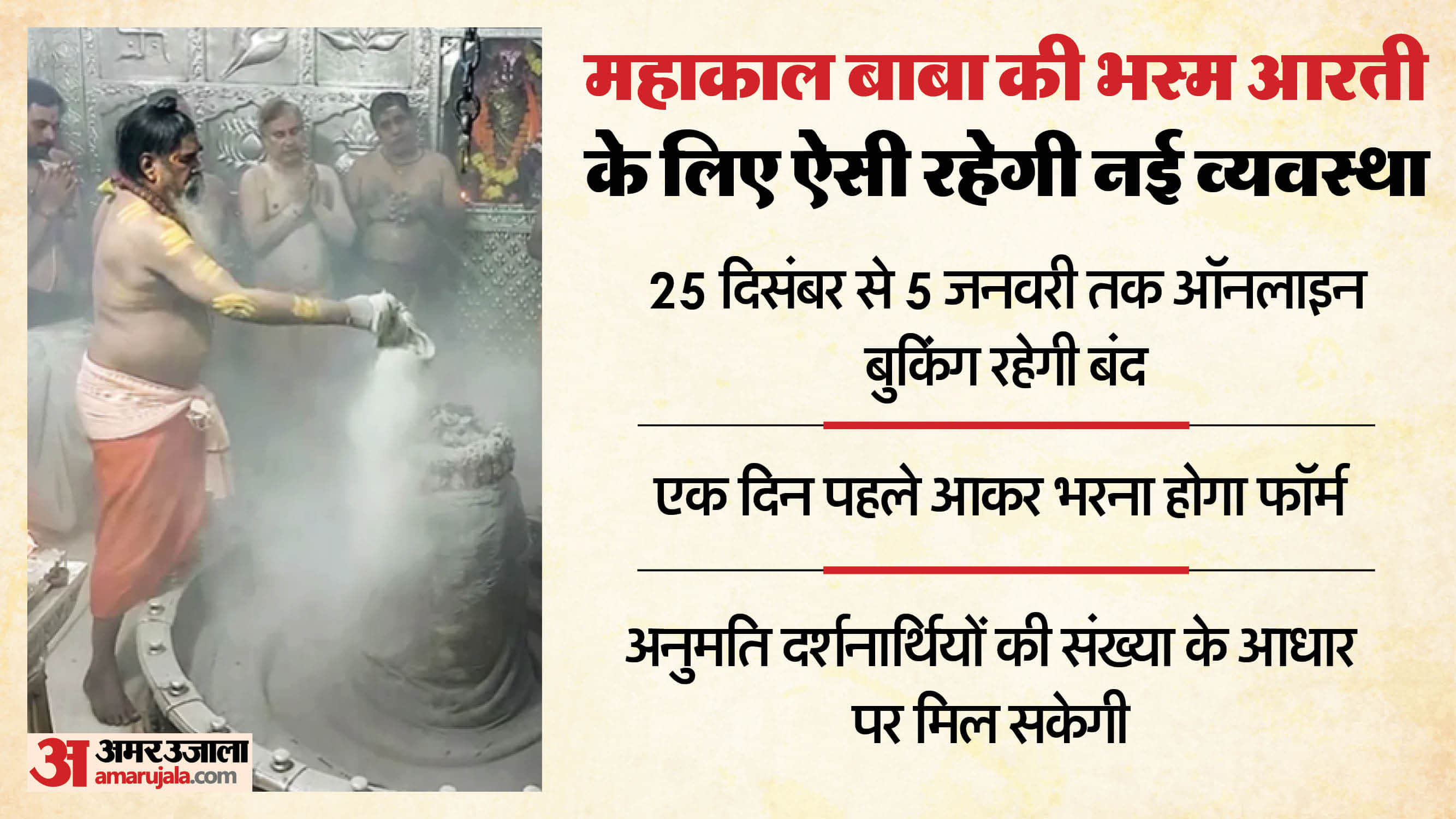 Ujjain Mahakal Bhasm Aarti Online Booking Close Date Know New Rules Mahakaleshwar Temple Darshan