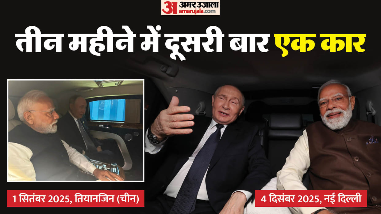 Russian President Putin arrives in India, PM Modi received him at delhi airport