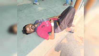 Son kept writhing in pain...mother kept pleading for a stretcher