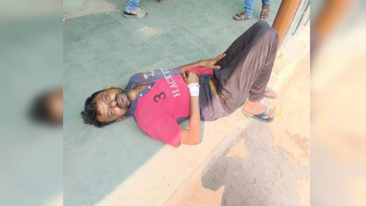Son kept writhing in pain...mother kept pleading for a stretcher