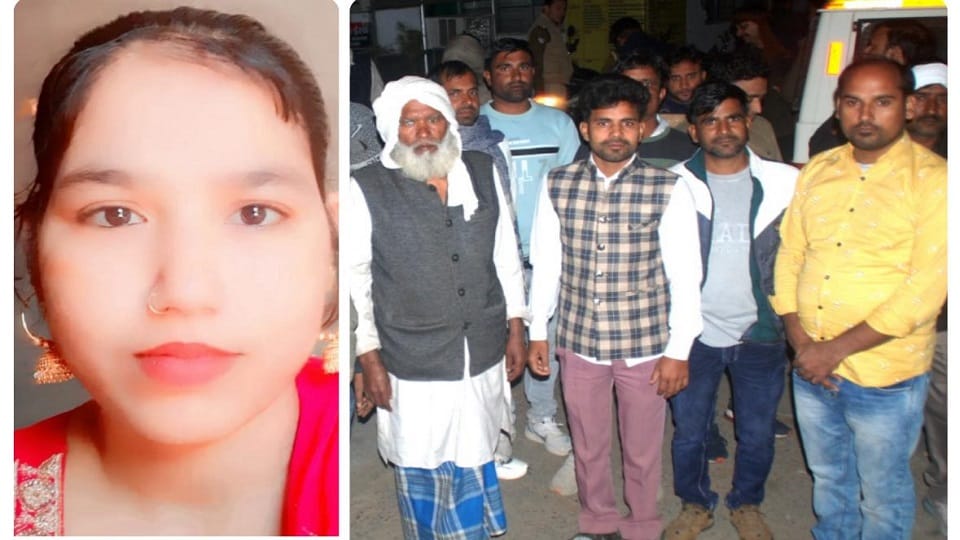 Baghpat: Dead body of a married woman found hanging on the doorstep of her in-laws, uproar