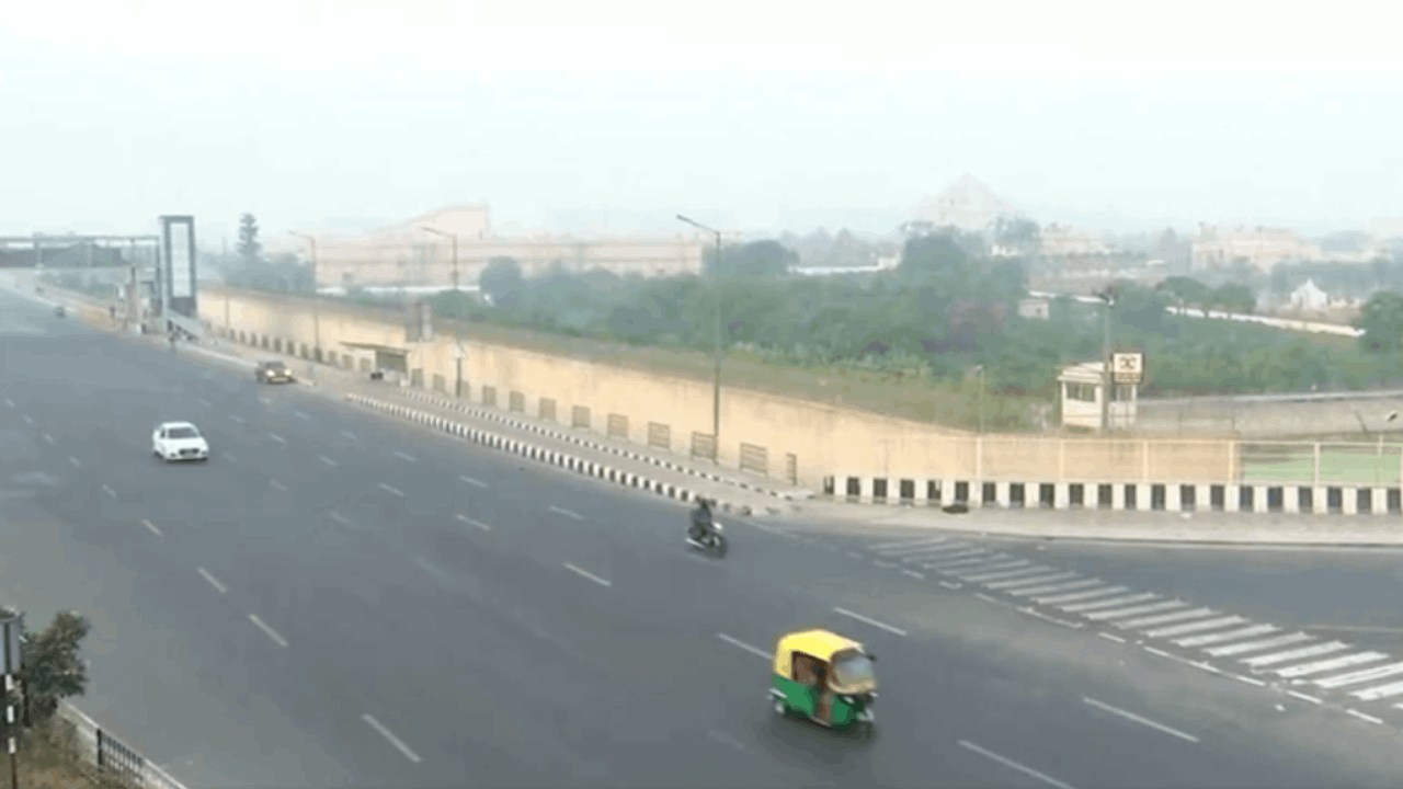 अक्षरधाम इलाके की तस्वीर