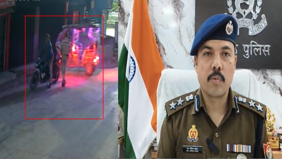 Meerut: Nauchandi Police Caught Dumping Dead Body in Another Police Station Area, CCTV Footage Viral