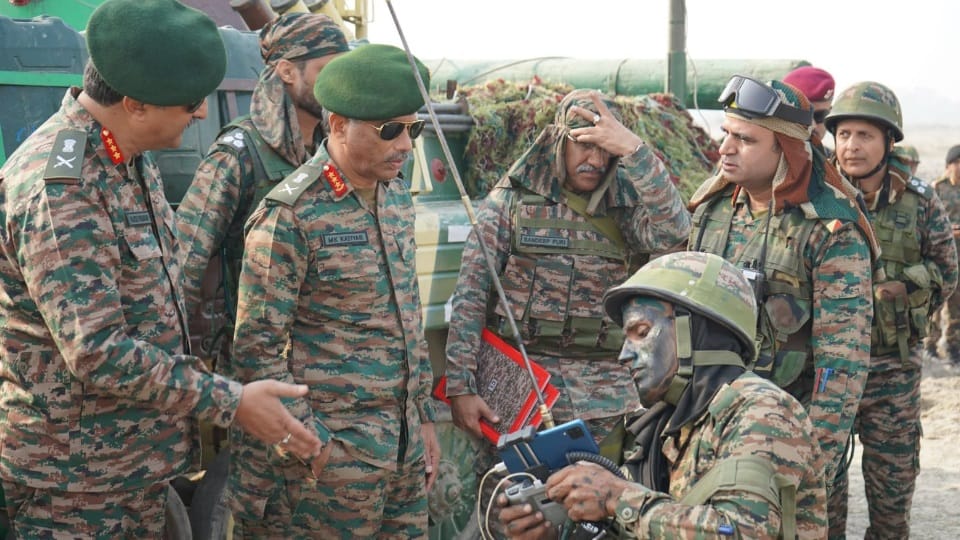 Western Command Units being tested for combat readiness and strength Khadga Corps developed as drone hub