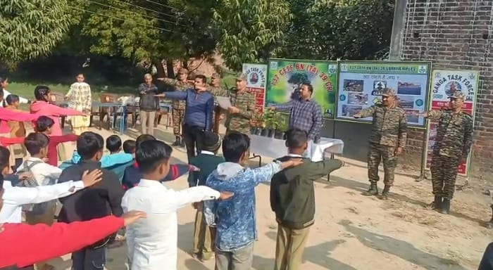 Kanpur World Soil Day TA Battalion cleanliness drive Ganga Task Force administers oath for soil conservation