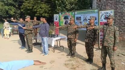 Kanpur World Soil Day TA Battalion cleanliness drive Ganga Task Force administers oath for soil conservation