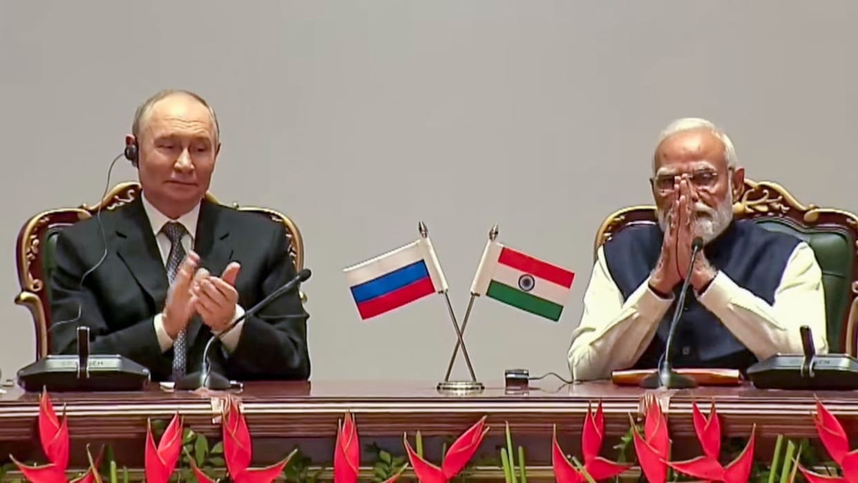 Russian President Putin has signed a key military agreement with India into federal law