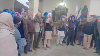 Rail Roko movement in Punjab today Police stopped farmers protesting in Amritsar