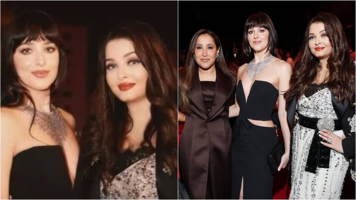Aishwarya Rai Bachchan attended Red Sea Film Festival 2025 actress seen interacting with Dakota Johnson