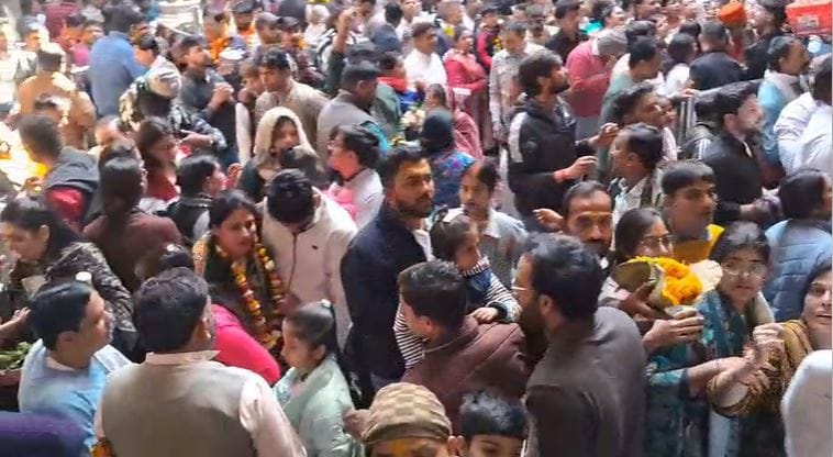 High Alert at Banke Bihari Temple as Police Tighten Security for Devotees