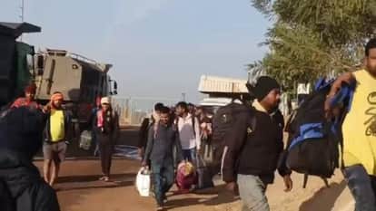 The Chhattisgarh Kranti Sena staged a protest demanding recruitment in a private company several people were a