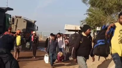 The Chhattisgarh Kranti Sena staged a protest demanding recruitment in a private company several people were a