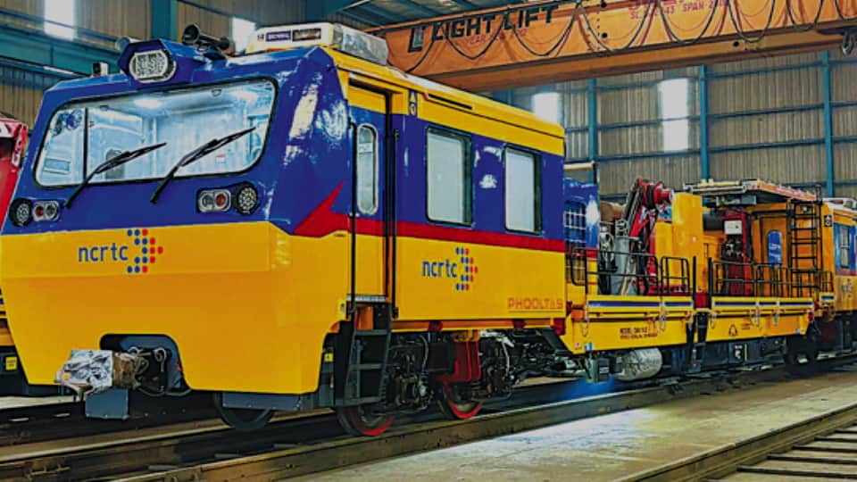 NCRTC introduces high-speed Catenary Maintenance Vehicle for Namo Bharat Corridor