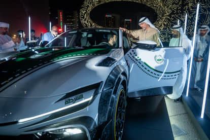 Dubai Police Marks 12 Years Of Luxury Patrol Cars With New Ferrari Purosangue Mansory SUV Addition