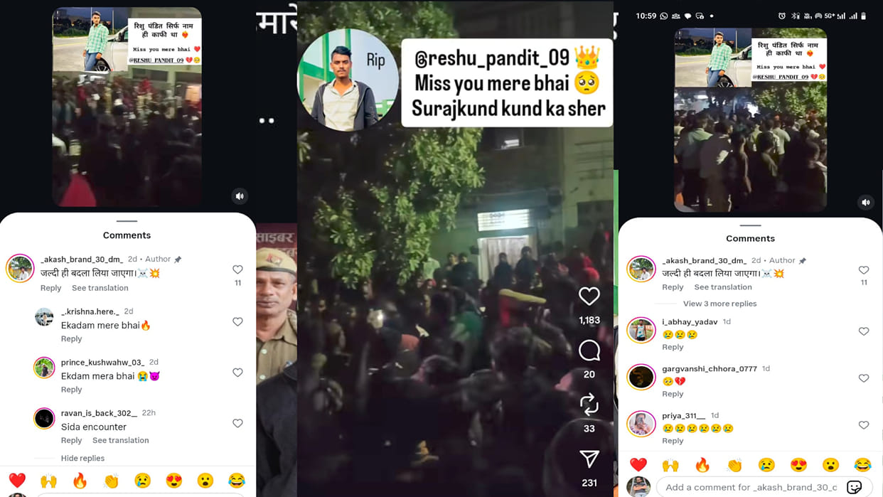 Ambuj Murder Case Revenge Threats Go Viral on Social Media Gang Split in Gorakhpur