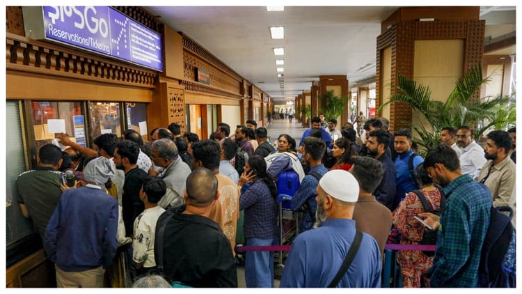 Indigo Crisis:’हवाई’ संकट के पांच दिन, उड़ानें ठप… उम्मीदें जाम, लोग बोले-आईजीआई बना रेलवे प्लेटफार्म – Indigo Crisis: Flights Halted, Hopes Dashed, People Say Igi Has Become A Railway Platform