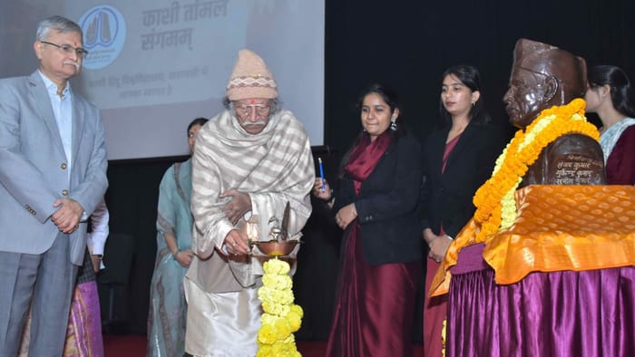 काशी तमिल संगमम: पं. राजेश्वर बोले- काशी में आते ही प्रकट होता है आध्यात्मिक सत्य और मिट जाता है अहंकार Kashi Tamil Sangamam Pt. Rajeshwar Spiritual truth is revealed and ego disappears soon one arrives in Kashi